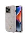 Etui Guess GUHCP15XP4TDPP Apple iPhone 15 Pro Max hardcase Leather 4G Diamond Triangle różowy/pink