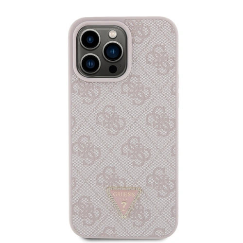 Kup Etui Guess GUHCP15XP4TDPP Apple iPhone 15 Pro Max hardcase Leather 4G Diamond Triangle różowy/pink - GUE2929 - {ean13} - Sklep Home Screen