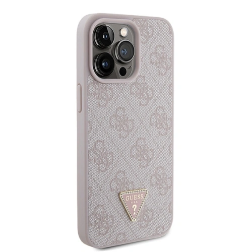 Kup Etui Guess GUHCP15XP4TDPP Apple iPhone 15 Pro Max hardcase Leather 4G Diamond Triangle różowy/pink - GUE2929 - {ean13} - Sklep Home Screen