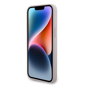 Kup Etui Guess GUHCP15XP4TDPP Apple iPhone 15 Pro Max kemény tok Bőr 4G Gyémánt Háromszög rózsaszín/pink - GUE2929 - {ean13} - Sklep Home Screen