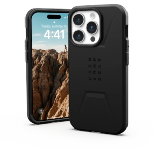 Case UAG Urban Armor Gear Civilian MagSafe Apple iPhone 15 Pro (schwarz)