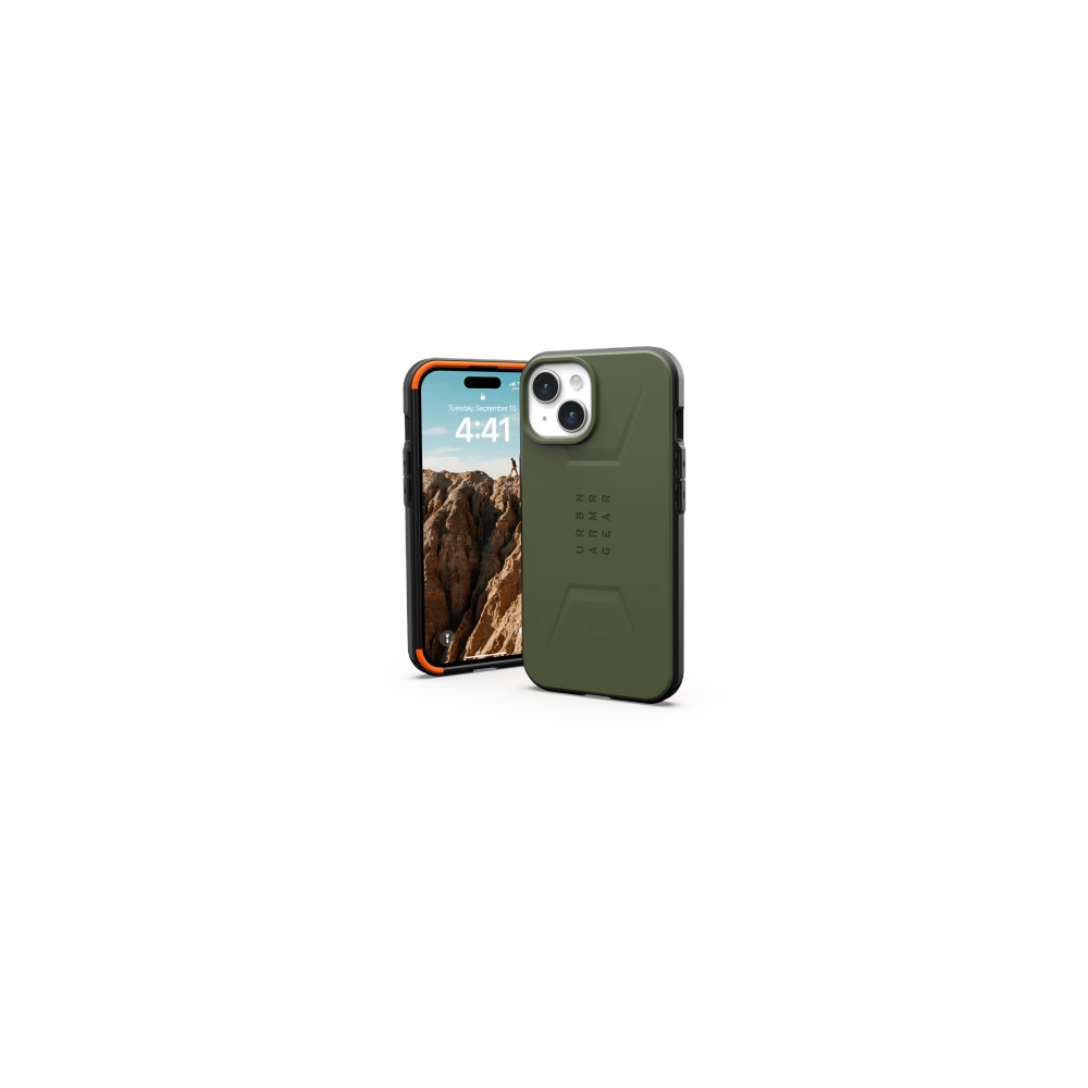 Etui UAG Urban Armor Gear Civilian MagSafe Apple iPhone 15 (olive)