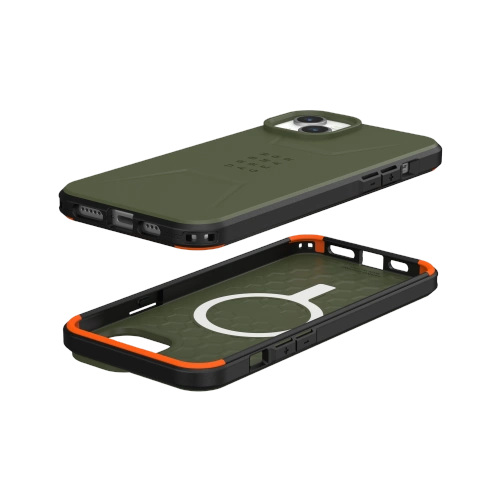 Kup Etui UAG Urban Armor Gear Civilian MagSafe Apple iPhone 15 Plus / 14 Plus (olivová) - UAG1281 - {ean13} - Sklep Home Screen