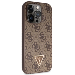 Buy Guess GUHCP15XP4TDSCPW Apple iPhone 15 Pro Max hardcase Crossbody 4G Metal Logo brown - GUE2933 - {ean13} - Home Screen Store Europe