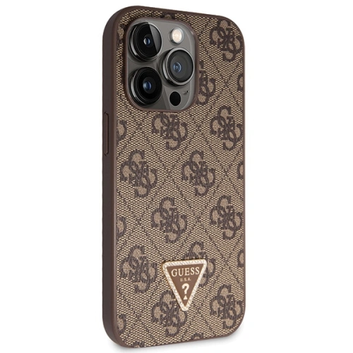Kup Etui Guess GUHCP15XP4TDSCPW Apple iPhone 15 Pro Max hardcase Crossbody 4G Metal Logo hnědý/brown - GUE2933 - {ean13} - Sklep Home Screen
