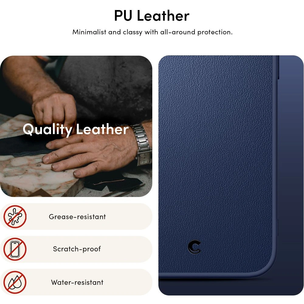 Etui Spigen Cyrill Kajuk Mag MagSafe Apple iPhone 15 Pro Navy