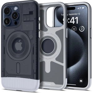 Etui Spigen Classic C1 Mag MagSafe Apple iPhone 15 Pro Graphite