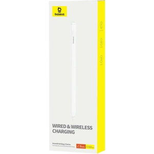 Buy Baseus Smooth Writing Series stylus with wireless and wired charging (White) - BSU4602 - {ean13} - Home Screen Store Europe