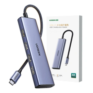 Kup UGREEN CM511 USB-C zu HDMI Hub, 3xUSB-A 3.0, SD/TF - UGR1699 - {ean13} - Sklep Home Screen