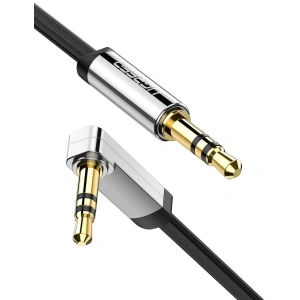 Kup Úhlový kabel UGREEN AV119 mini jack 3,5mm / mini jack 3,5mm AUX plochý 1m (černý) - UGR1707 - {ean13} - Sklep Home Screen