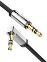 Kup Úhlový kabel UGREEN AV119 mini jack 3,5mm / mini jack 3,5mm AUX plochý 1m (černý) - UGR1707 - {ean13} - Sklep Home Screen