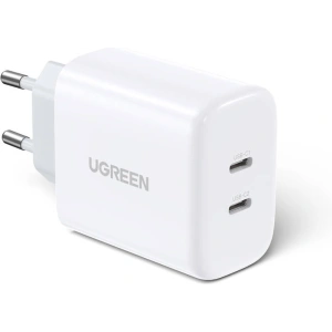 Kup UGREEN CD243 Netzladegerät, 2xUSB-C, PD, PPS, QC, 40W (weiß) - UGR1708 - {ean13} - Sklep Home Screen