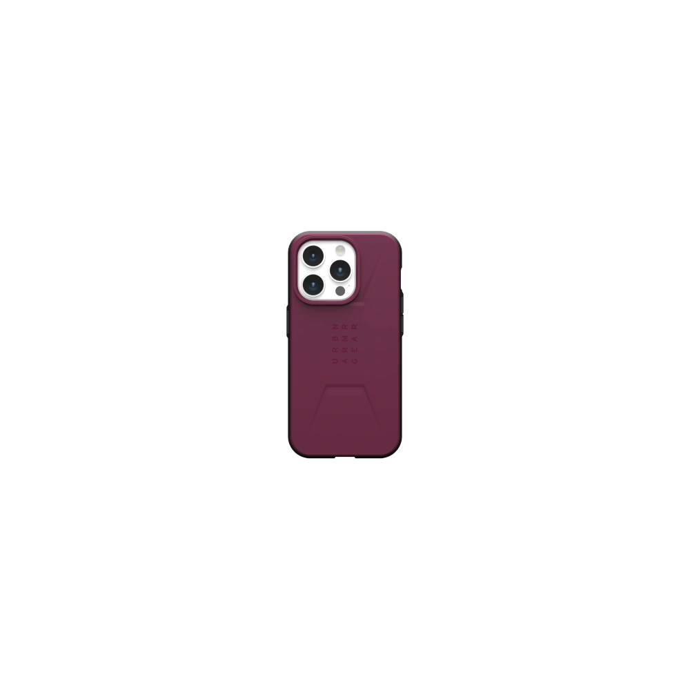 Etui UAG Urban Armor Gear Civilian MagSafe Apple iPhone 15 Pro (bordeaux)