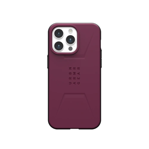 Kup Etui UAG Urban Armor Gear Civilian MagSafe Apple iPhone 15 Pro Max (bordeaux) - UAG1287 - {ean13} - Sklep Home Screen