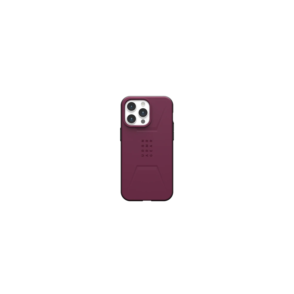 Etui UAG Urban Armor Gear Civilian MagSafe Apple iPhone 15 Pro Max (bordeaux)
