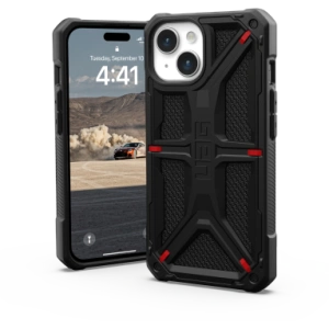 Kup Etui UAG Urban Armor Gear Monarch Apple iPhone 15 (kevlar fekete) - UAG1288 - {ean13} - Sklep Home Screen