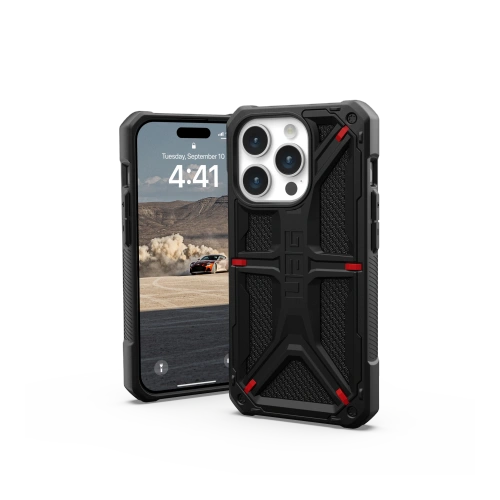 Kup Etui UAG Urban Armor Gear Monarch Apple iPhone 15 Pro (kevlar fekete) - UAG1290 - {ean13} - Sklep Home Screen