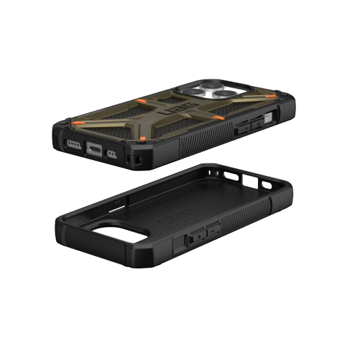 Kup Case UAG Urban Armor Gear Monarch Apple iPhone 15 Pro (kevlar Element grün) - UAG1292 - {ean13} - Sklep Home Screen