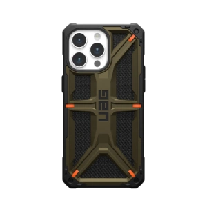 Kup Case UAG Urban Armor Gear Monarch Apple iPhone 15 Pro Max (kevlar element grün) - UAG1293 - {ean13} - Sklep Home Screen