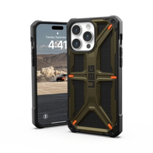 Kup Etui UAG Urban Armor Gear Monarch Apple iPhone 15 Pro Max (kevlar element green) - UAG1293 - {ean13} - Sklep Home Screen
