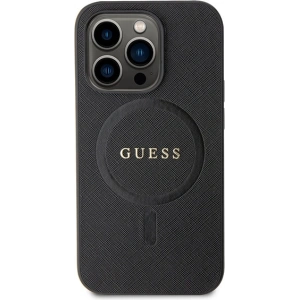Etui Guess GUHMP15LPSAHMCK Apple iPhone 15 Pro hardcase Saffiano MagSafe czarny/black