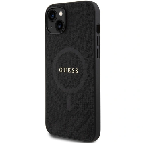 Buy Guess GUHMP15MPSAHMCK Apple iPhone 15 Plus / 14 Plus hardcase Saffiano MagSafe black - GUE2940 - {ean13} - Home Screen Store Europe