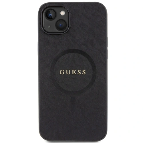 Kup Etui Guess GUHMP15MPSAHMCK Apple iPhone 15 Plus / 14 Plus kemény tok Saffiano MagSafe fekete/black - GUE2940 - {ean13} - Sklep Home Screen