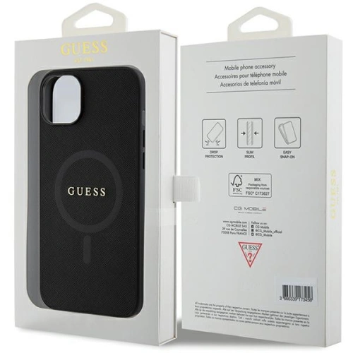 Kup Etui Guess GUHMP15MPSAHMCK Apple iPhone 15 Plus / 14 Plus hardcase Saffiano MagSafe černý/black - GUE2940 - {ean13} - Sklep Home Screen