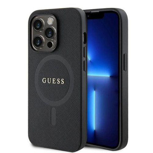 Kup Etui Guess GUHMP15XPSAHMCK Apple iPhone 15 Pro Max hardcase Saffiano MagSafe černý/black - GUE2946 - {ean13} - Sklep Home Screen