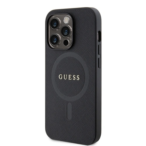 Kup Etui Guess GUHMP15XPSAHMCK Apple iPhone 15 Pro Max hardcase Saffiano MagSafe černý/black - GUE2946 - {ean13} - Sklep Home Screen