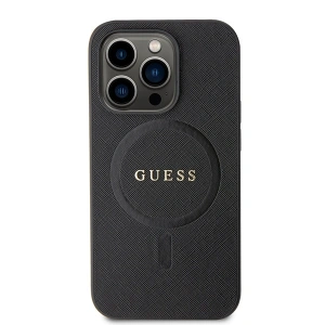 Kup Etui Guess GUHMP15XPSAHMCK Apple iPhone 15 Pro Max hardcase Saffiano MagSafe černý/black - GUE2946 - {ean13} - Sklep Home Screen