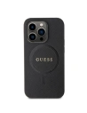 Buy Guess GUHMP15XPSAHMCK Apple iPhone 15 Pro Max hardcase Saffiano MagSafe black - GUE2946 - {ean13} - Home Screen Store Europe