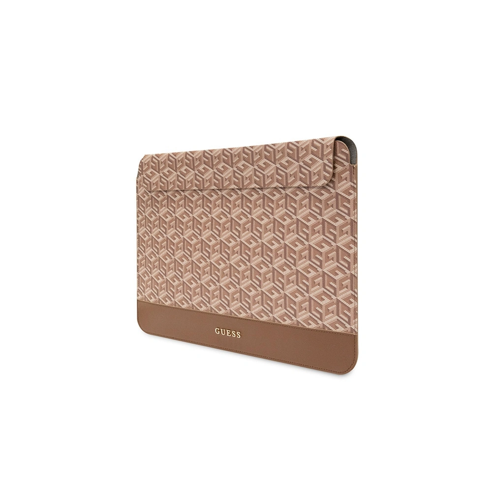 Etui Guess Sleeve GUCS16HGCFSEW laptopy do 16 cali GCube Stripes brązowy/brown