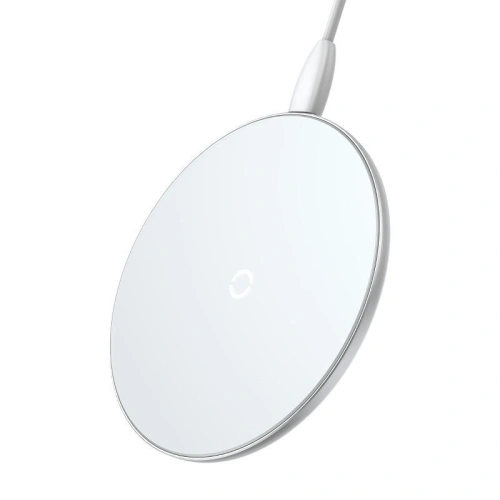 Kup Încărcător wireless inductiv Baseus Simple 10W Lightning (alb) - BSU406WHT - {ean13} - Sklep Home Screen