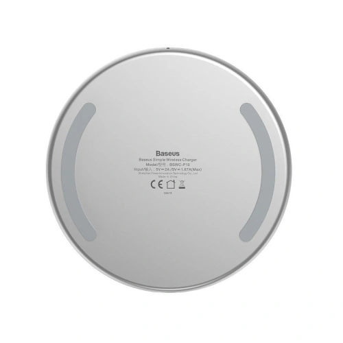 Kup Încărcător wireless inductiv Baseus Simple 10W Lightning (alb) - BSU406WHT - {ean13} - Sklep Home Screen