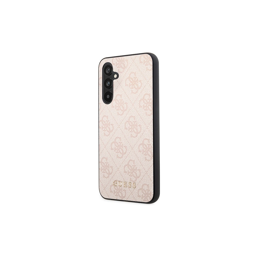 Etui Guess GUHCSA54G4GFPI Samsung Galaxy A54 5G różowy/pink hard case 4G Metal Gold Logo