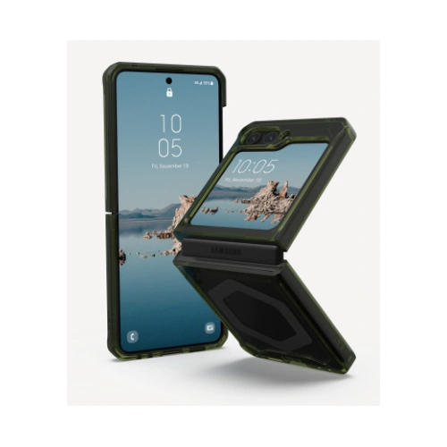 Buy UAG Urban Armor Gear Plyo Pro Samsung Galaxy Flip5 with magnetic module (olive-space grey) - UAG1316 - {ean13} - Home Screen Store Europe