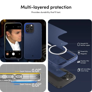 Buy Spigen Cyrill Kajuk Mag MagSafe Apple iPhone 15 Pro Max Navy - SPN3097 - {ean13} - Home Screen Store Europe