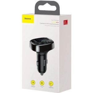 Kup Transmiter FM Baseus T typ Bluetooth 2xUSB microSD Černá - BSU408BLK - {ean13} - Sklep Home Screen