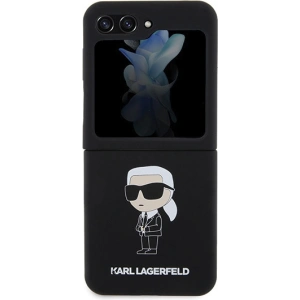 Buy Karl Lagerfeld KLHCZF5SNIKBCK Samsung Galaxy Z Flip5 hardcase Silicone Ikonik black - KLD1713 - {ean13} - Home Screen Store Europe