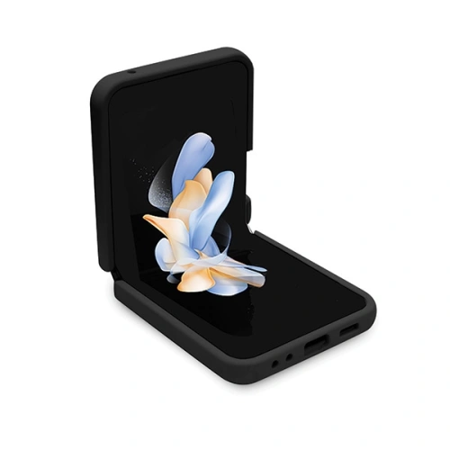 Kup Case Karl Lagerfeld KLHCZF5SNIKBCK Samsung Galaxy Z Flip5 Hardcase Silikon Ikonik schwarz/black - KLD1713 - {ean13} - Sklep Home Screen