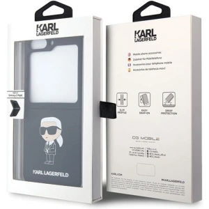 Kup Etui Karl Lagerfeld KLHCZF5SNIKBCK Samsung Galaxy Z Flip5 hardcase Silicone Ikonik černý/black - KLD1713 - {ean13} - Sklep Home Screen