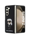 Etui Karl Lagerfeld KLHCZFD5SNIKBCK Samsung Galaxy Z Fold5 hardcase Silicone Ikonik černý/black