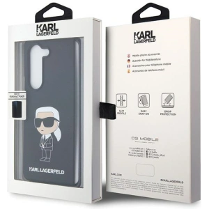 Kup Etui Karl Lagerfeld KLHCZFD5SNIKBCK Samsung Galaxy Z Fold5 kemény tok Szilikon Ikonik fekete/black - KLD1714 - {ean13} - Sklep Home Screen