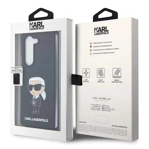 Kup Etui Karl Lagerfeld KLHCZFD5SNIKBCK Samsung Galaxy Z Fold5 hardcase Silicone Ikonik černý/black - KLD1714 - {ean13} - Sklep Home Screen