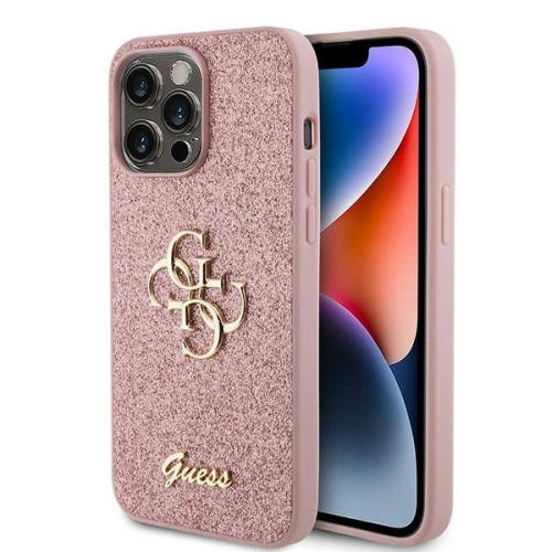 Kup Etui Guess GUHCP15XHG4SGP Apple iPhone 15 Pro Max hardcase Glitter Script Big 4G růžový/pink - GUE2952 - {ean13} - Sklep Home Screen