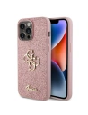 Guess Apple Husă GUHCP15XHG4SGP iPhone 15 Pro Max hardcase Glitter Script Big 4G roz/roz