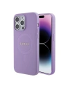 Guess GUHMP15XPSAHMCU Apple iPhone 15 Pro Max hardcase Saffiano MagSafe purple