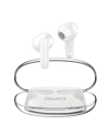 Słuchawki TWS AWEI T85 ENC Bluetooth 5.3 + stacja dokująca biały/white