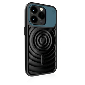 Kup Etui STM Reawaken Ripple MagSafe Apple iPhone 15 Pro Max (Black / Atlantic) - STM51 - {ean13} - Sklep Home Screen
